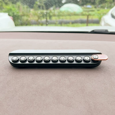 car mobile car mobile phone Nömrəli dayanma kartı - black-aromatherapy-license-plate-authentic