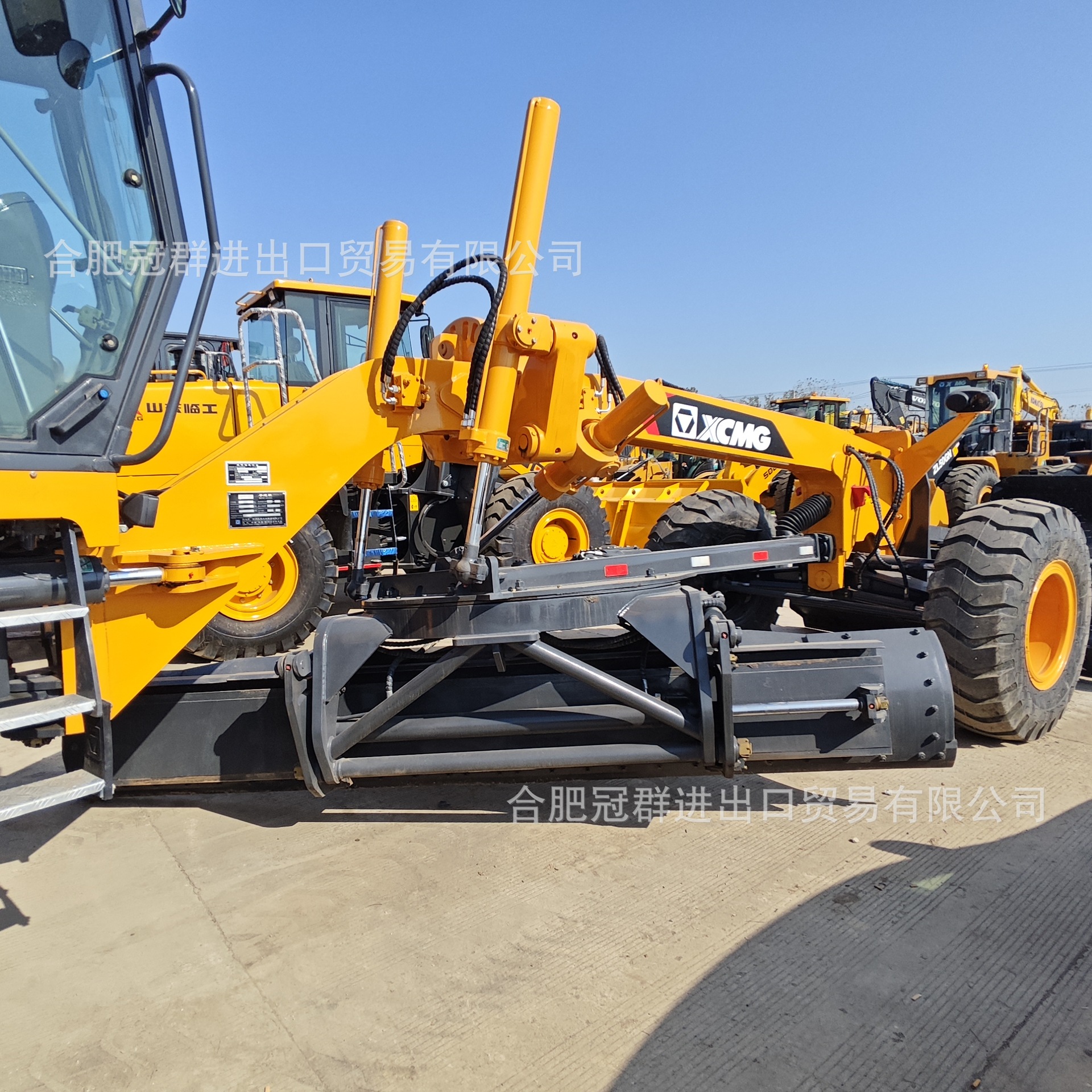 Venta directa original Xugong niveladora GR215GR180 maquinaria de construcción de comercio exterior niveladora Carter