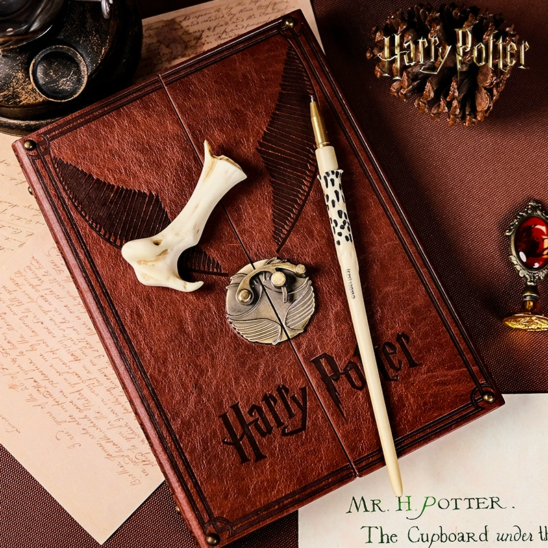 哈利波特 Genuine peripheral exquisite magic wand pen, magic wand pen cap, highly restored metal pen tip, replaceable core