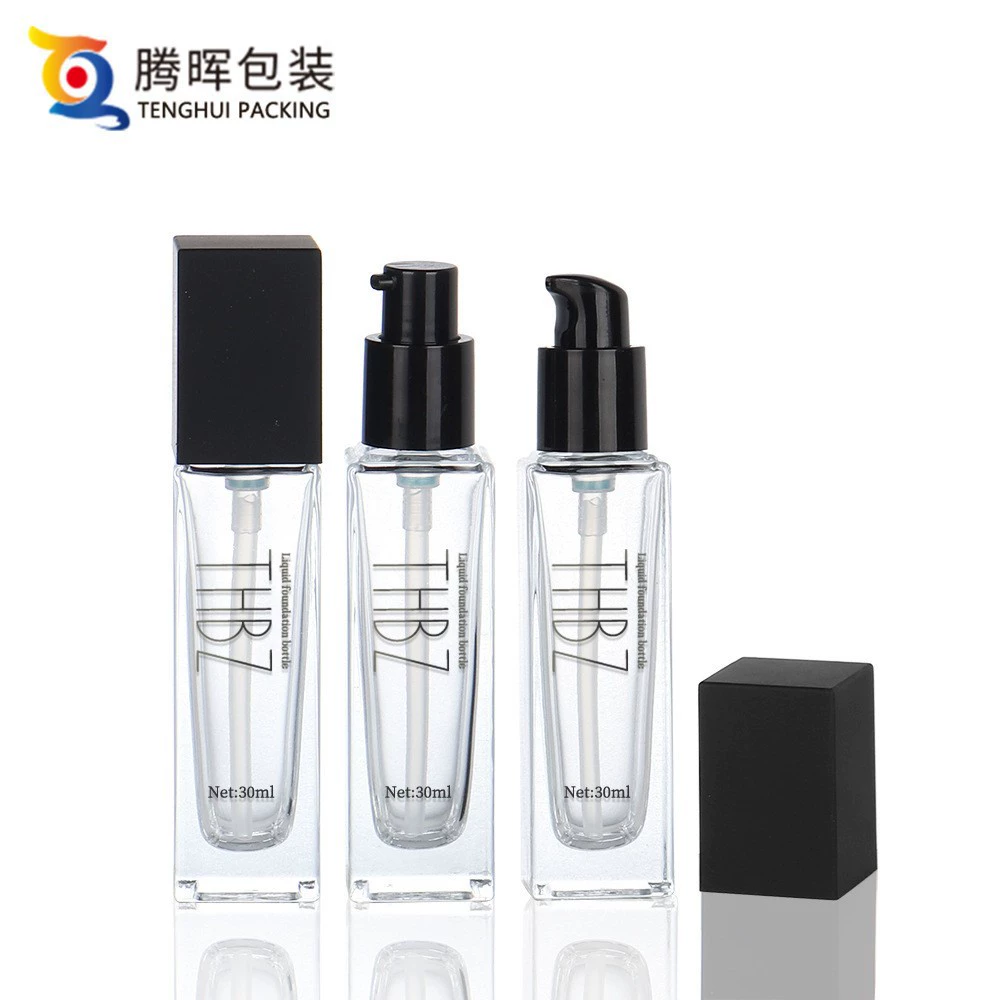 Взрывная толстая подошва тонкая NA та же модель rs квадратная длинная крыша прозрачная бутылка для разливки основы для изоляции молока солнцезащитный крем