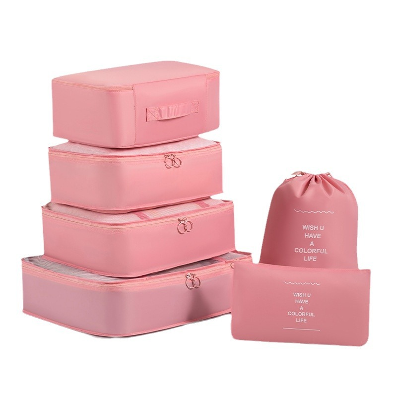 Bolsa de almacenamiento de viaje transfronterizo de moda coreana traje de tela cruzada ropa de equipaje bolsa de organización bolsa de almacenamiento de ropa interior de viaje