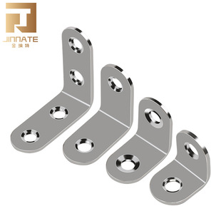 Stainless steel corner code cross -border supply 90 degrees L -shaped bracket right -angle plate -up plate corner corner iron bracket table and chair connector
