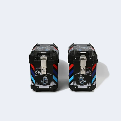 Motorcycle trunk Boxes on Both Sides, Large Capacity