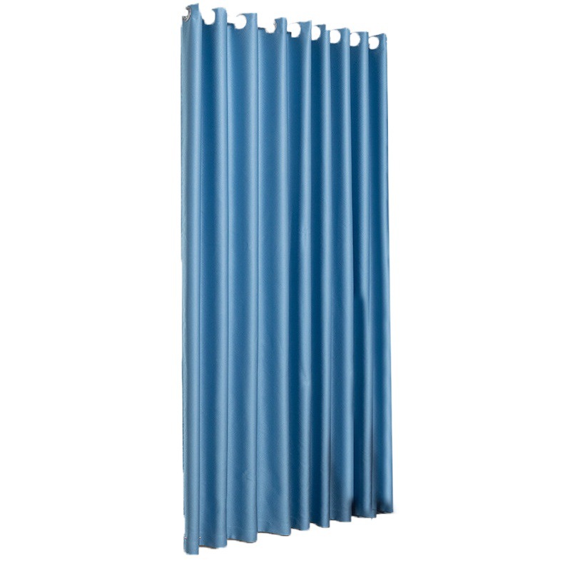 Moderno minimalista color crema cortina dormitorio sala de estar balcón sombreado aislamiento ingeniería cortina de tela producto terminado entrega de una sola pieza