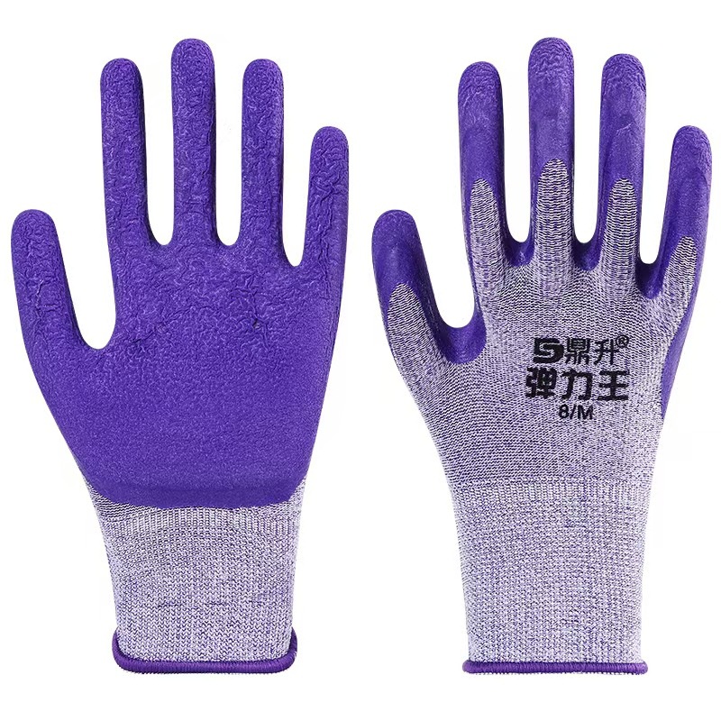 남성용 딩성 라텍스 엘라스틱 킹 [퍼플 거즈 퍼플]