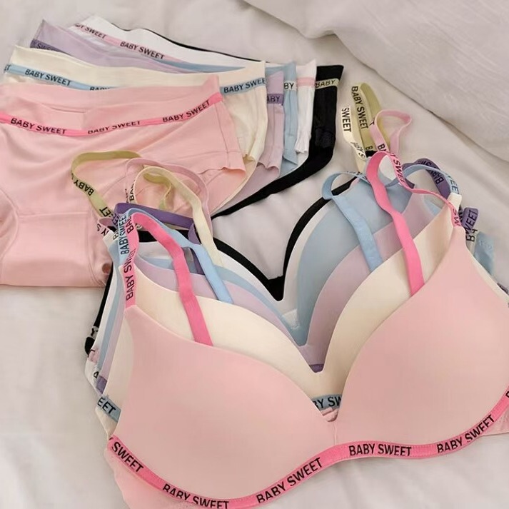 Youth New Style Colorful Dopamine Seamless Small Breast Push-Up Underwear Women's Wire-Free Breathable Bra Youth New Style Colorful Dopamine Seamless Small Breast Push-Up Underwear Women's Wire-Free Breathable Bra