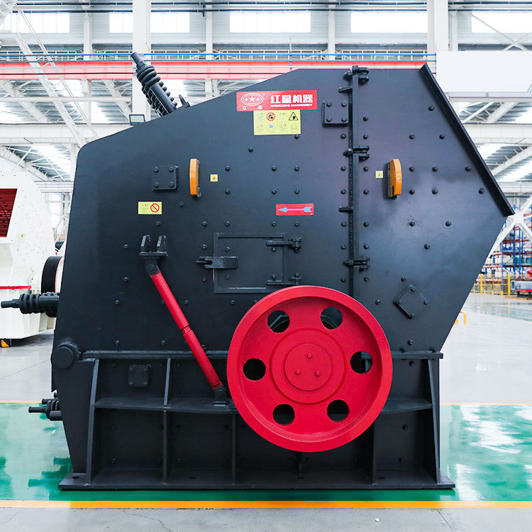 煤矸石双击式破碎机小型无筛底建筑垃圾粉碎机双转子石料制砂机
