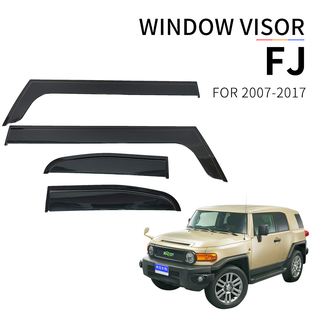 Window Visor for Toyota Land Cruiser 03-25 LC100 200 300 Series