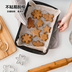 創意430不鏽鋼聖誕節餅乾模具烘焙用具5件套餅乾模慕斯圈薑餅人