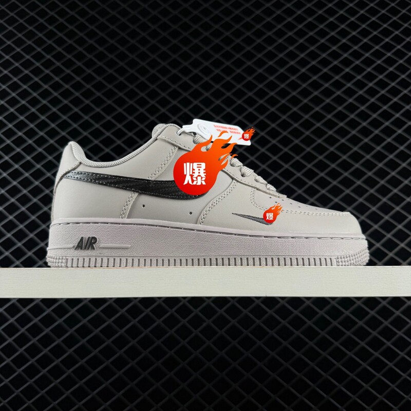 Air Force 1'07 Thick-Soled Low-Top Dark Gray Men's and Women's Air Force One Low-Top Casual Sports Sneakers Air Force 1'07 Thick-Soled Low-Top Dark Gray Men's and Women's Air Force One Low-Top Casual Sports Sneakers