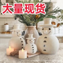 �羳Terracotta Snowman �͹�ɫ��֬ѩ���}�Q���b[̨�}�Qѩ��