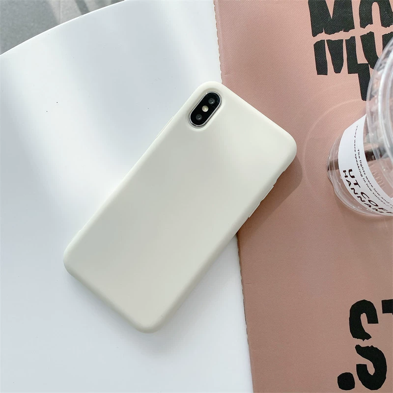 Яблоко, совместимый силиконовый чехол для телефона, матовый iPhone 12, iPhone12 Pro, iphone, 11