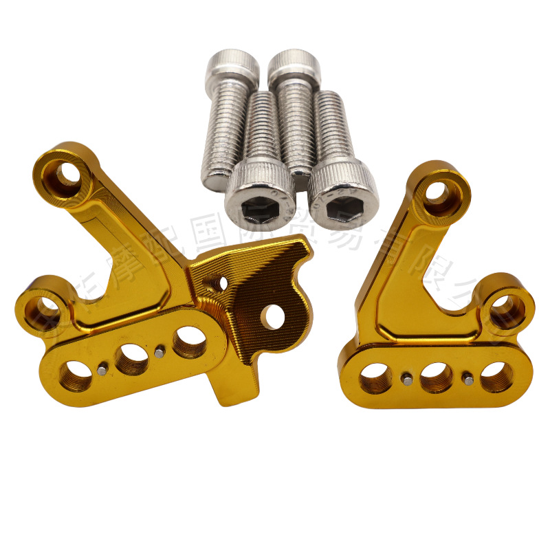 CNC modified left and right footrest side pedal connection brackets for off-road electric vehicles, suitable for Sur-Ron S/X