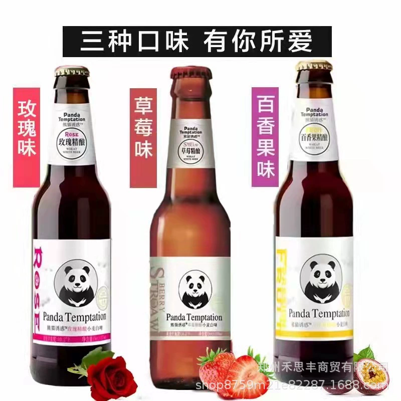 [Panda Temptation] Фрукты Пиво Комбинированный пакет 270 мл * 24 бутылки Роза Клубника Маракуйя