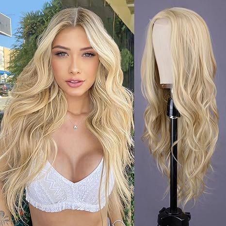 Foreign Trade European and American Wigs Cross-Border Wavy Medium-Length Curly Hair Wigs African Hot-Selling Curly Hair Natural Fluffy Headgear