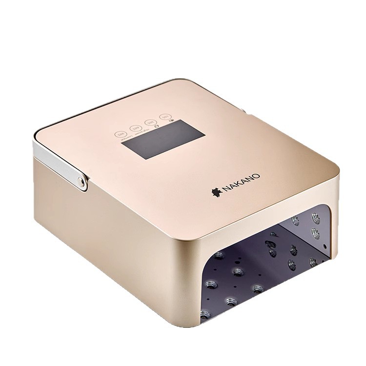 NAKANO Lámpara de uñas portátil nueva luz de fototerapia de inducción recargable luz roja cuidado de la piel sin bronceado tienda de uñas al por mayor