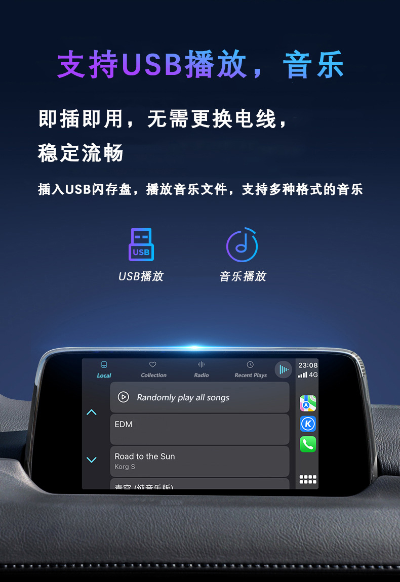 P3 Is Suitable for Mazda Wireless Carplay Wired Android Auto Adapter Tk789U0Ck1414