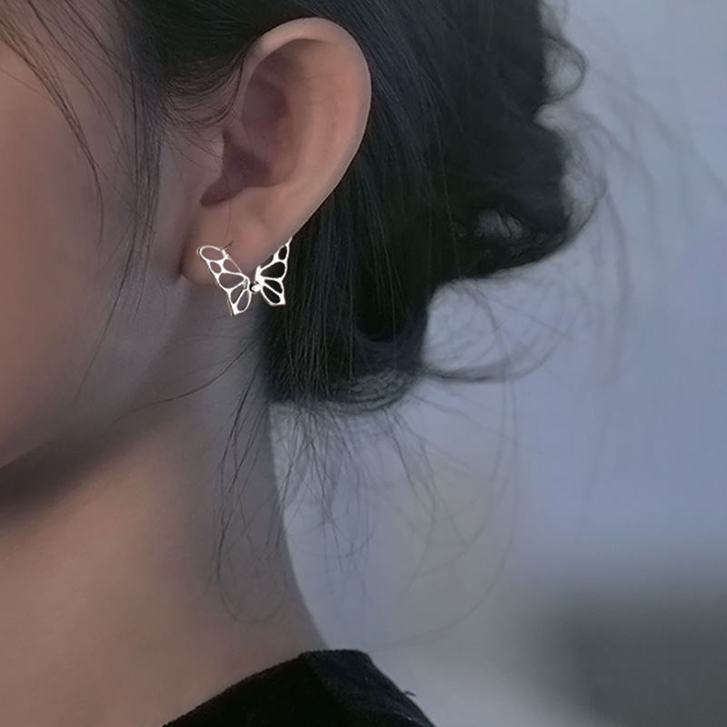 Gu Mao Ning Sen cute elf earrings female...