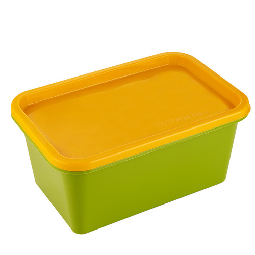 Storage box desktop with lid for home living room sealed snacks underwear socks plastic cosmetics storage box