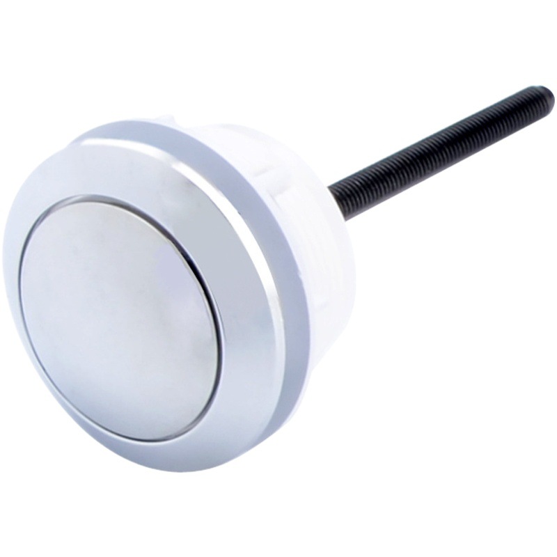 Accesorios de botón de tapa de inodoro doméstico botón simple y doble botón redondo viejo inodoro tapa del tanque de agua tipo de interruptor de botón