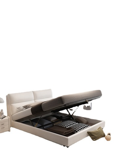 Nordic fabric bed technology cloth small apartment bed modern simple double bed master bedroom bed  new light luxury large bed