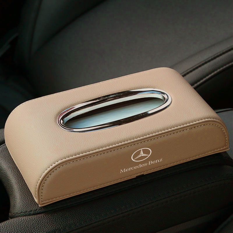 車載ティッシュケースC級C260L/E260/E300L自動車トレイglc車内用品に適しています|undefined