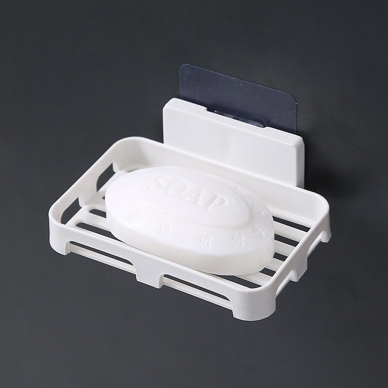 Caja de jabón, estante de jabón, ventosa, estante de drenaje creativo sin perforación montado en la pared, sin agua, artefacto de almacenamiento doméstico