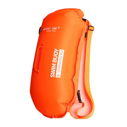 Double air bag swimming float, detachable shoulder waterproof backpack, outdoor storage swimming bag, Maijia Qian follower