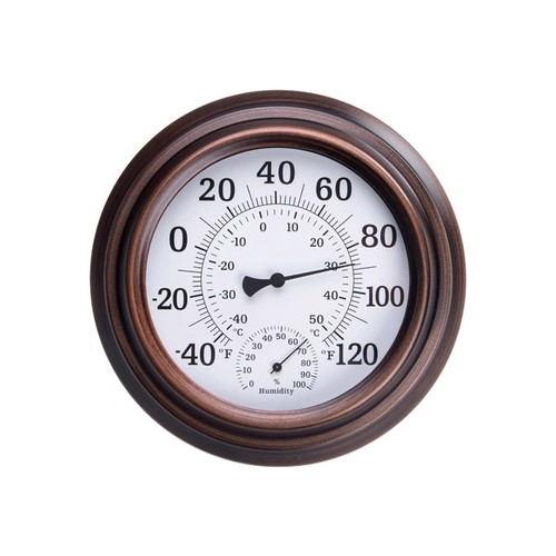 Sanyin 20CM large dial temperature and humidity meter high-precision retro home baby thermometer hygrometer office can be hung