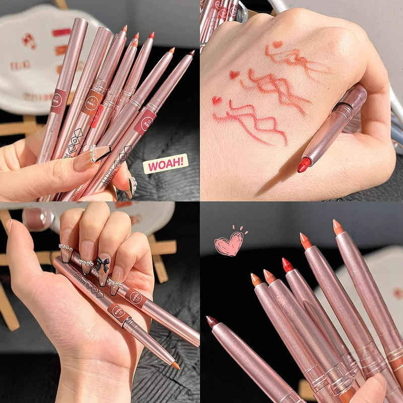 MKING PRETTY carved lip liner waterproof long-lasting matte lip pen easy to fade women's lipstick official genuine goods