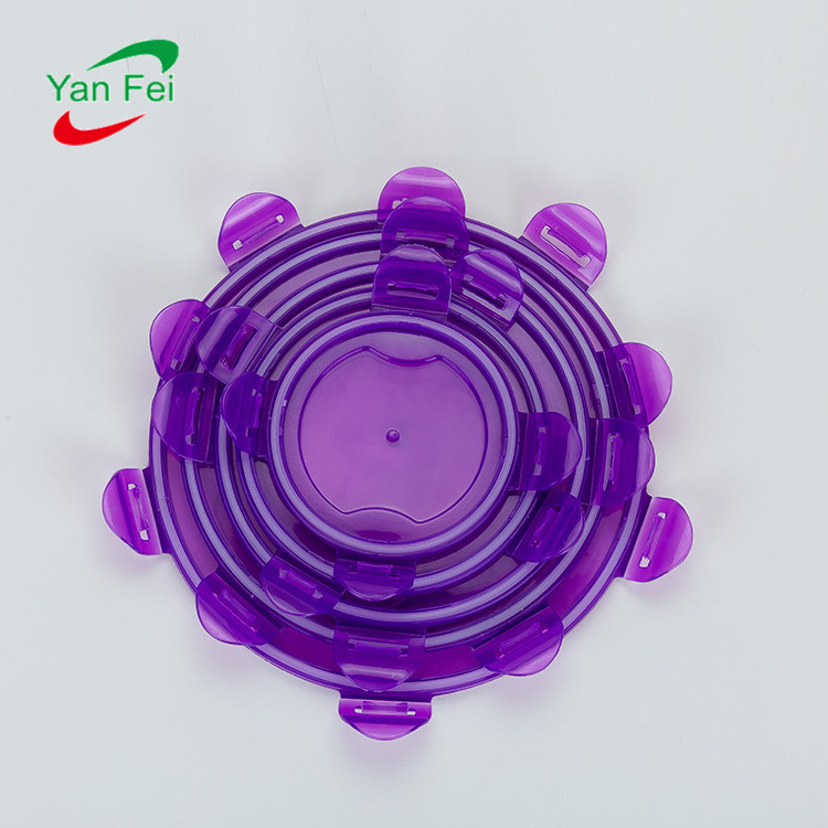 Caja de preservación redonda doméstica de 5 piezas, caja de almacenamiento sellada, caja de almuerzo portátil para picnic, caja de almuerzo para trabajar