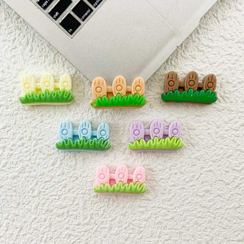 Mini Fence Courtyard Fence Resin Accessories DIY Jewelry Cute Hairpin Decoration Creative Scene Matchinging Materials