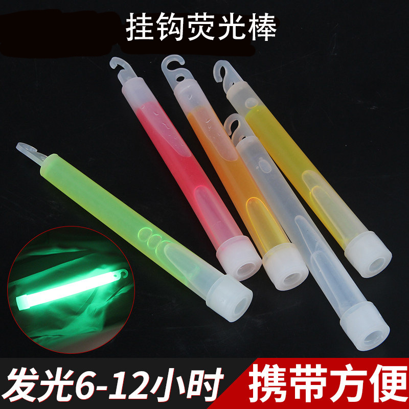 6inch Chemical Fluorescent Stick Large Survival Emergency Luminous Stick for Outdoor Emergency Tactical Night Light Survival