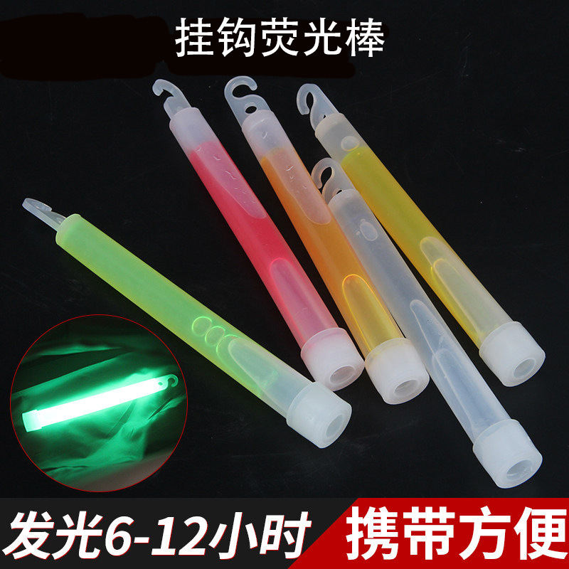 6inch Chemical Fluorescent Stick Large Survival Emergency Luminous Stick for Outdoor Emergency Tactical Night Light Survival