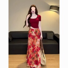 �͹����G�Շ��tɫ������+�ͮ��󻨰���ȹ���|2026�¿��LȹŮ���b