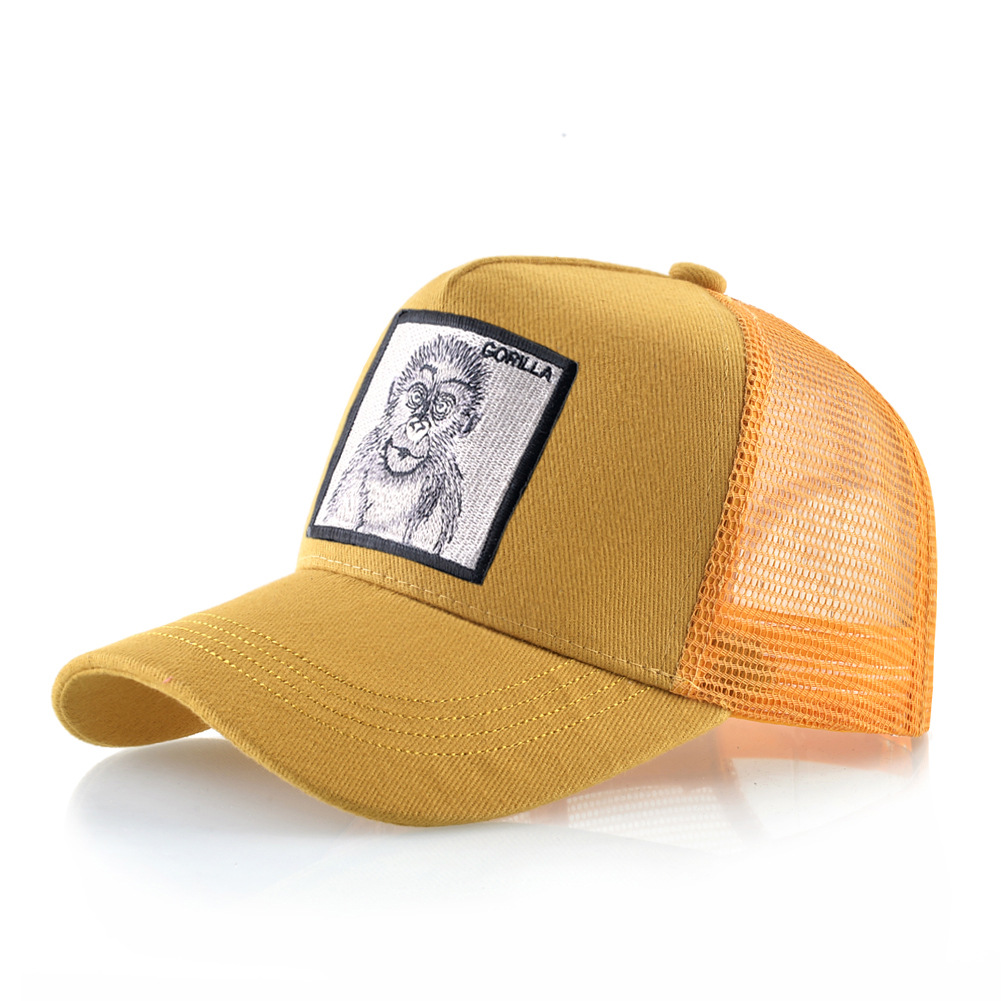 Bestickte Tier Baseball Cap Unisex Mesh Trucker Kappe Street_voghion.com