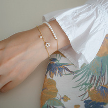 维银S925银天然淡水珍珠手链女生高级感优雅温柔气质精致复古手串