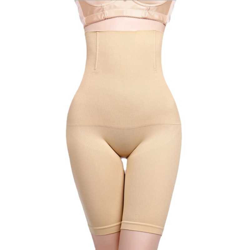 Intimo modellante a vita alta per donna - Controllo della pancia post-parto, Addominoplastica senza cuciture, Intimo modellante per glutei in nero, beige, grigio, marrone_voghion.com