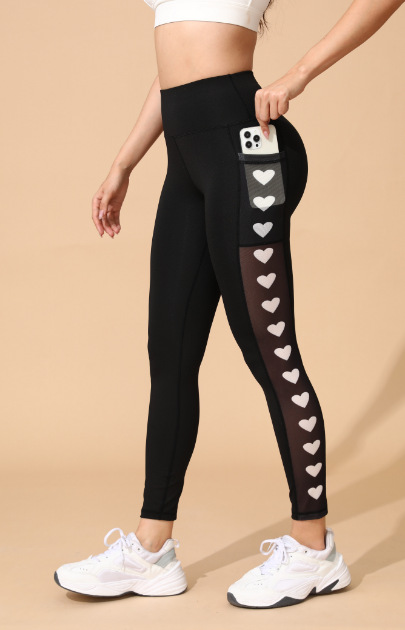Nuevos pantalones deportivos al aire libre de nueve puntos, pantalones de malla de bolsillo, pantalones de malla de bolsillo, mujeres image 13