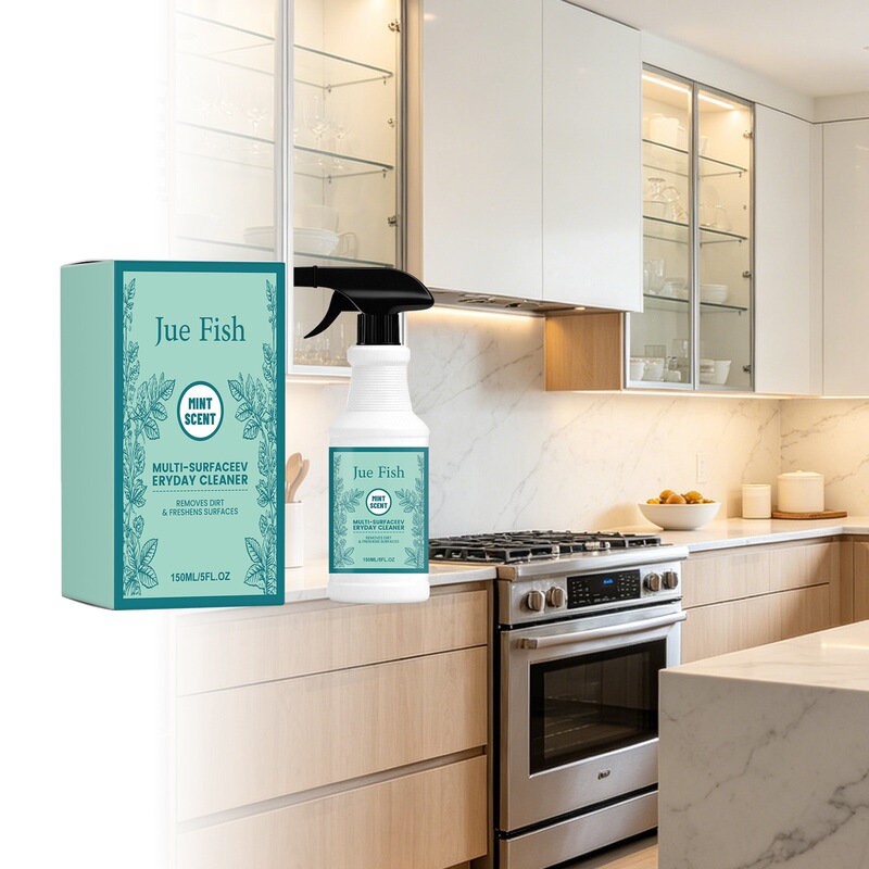 Jue Fish Multi-Surface Cleaner, Kitchen Tile and Glass Stain Removal, Descaling, Renovation, Multi-Functional Household Cleaning