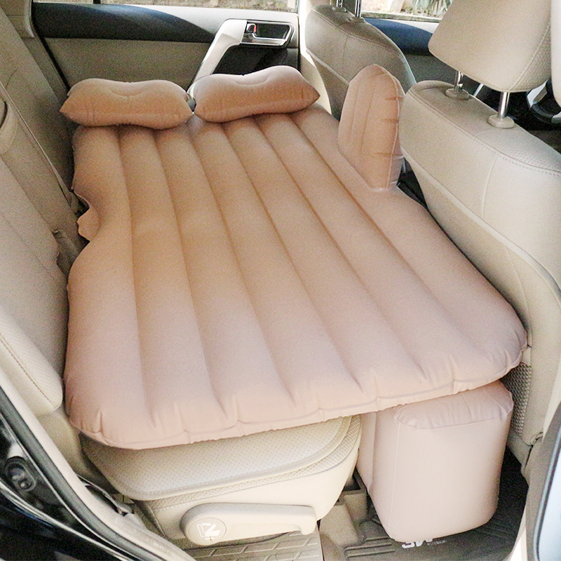 Car air mattress for the back seat of sedans, portable and comfortable for travel, quick inflation, available for dropshipping