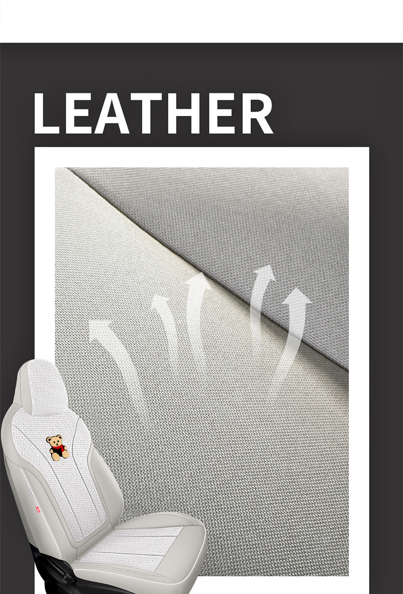 2026 MG4 Special Car Seat Cushion, All-Season Full-Coverage Seat Cover, Breathable Linen Seat Cover