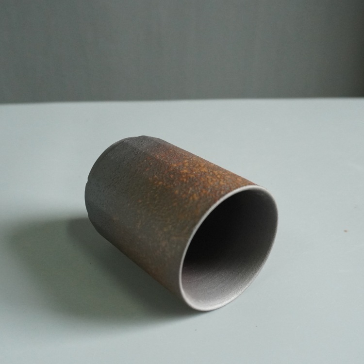 Rustikale Keramik Espressotasse - Handgefertigte Kaffeetasse_voghion.com