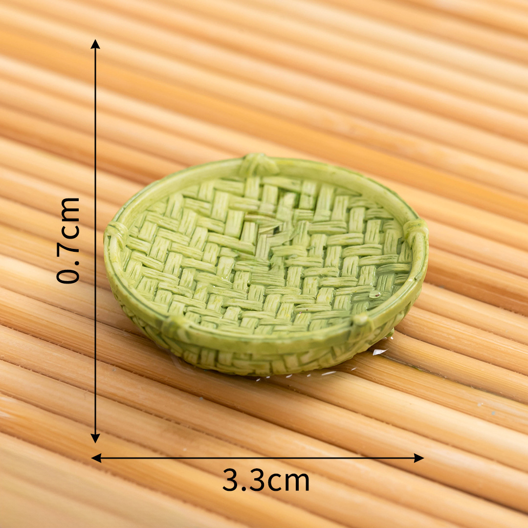 Muebles tejidos de bambú resina decoración silla de bambú recogedor cesta de pescado de bambú olla artesanía creativa decoración del hogar accesorios