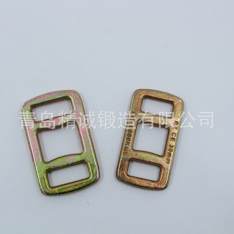 5cm锻造目字扣 50锻打捆扎目字环 10吨拉力目型打包扣 镀锌目型环