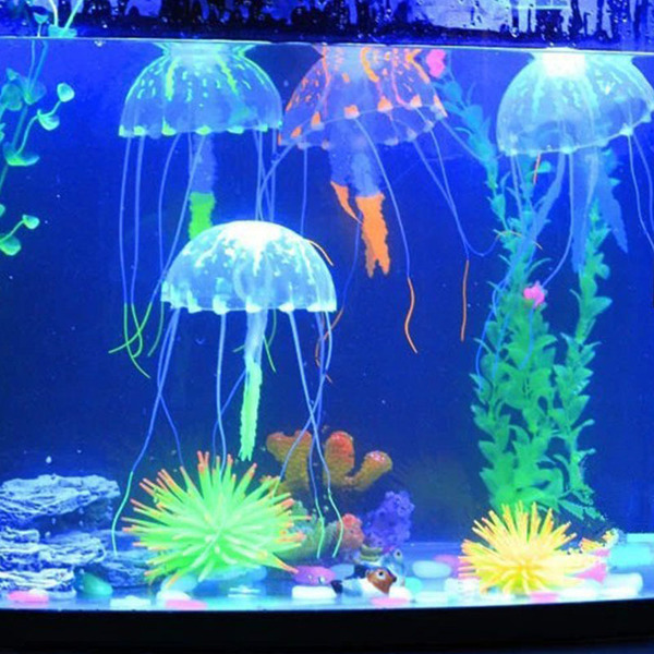 fluorescence silicone realistic aquarium decor