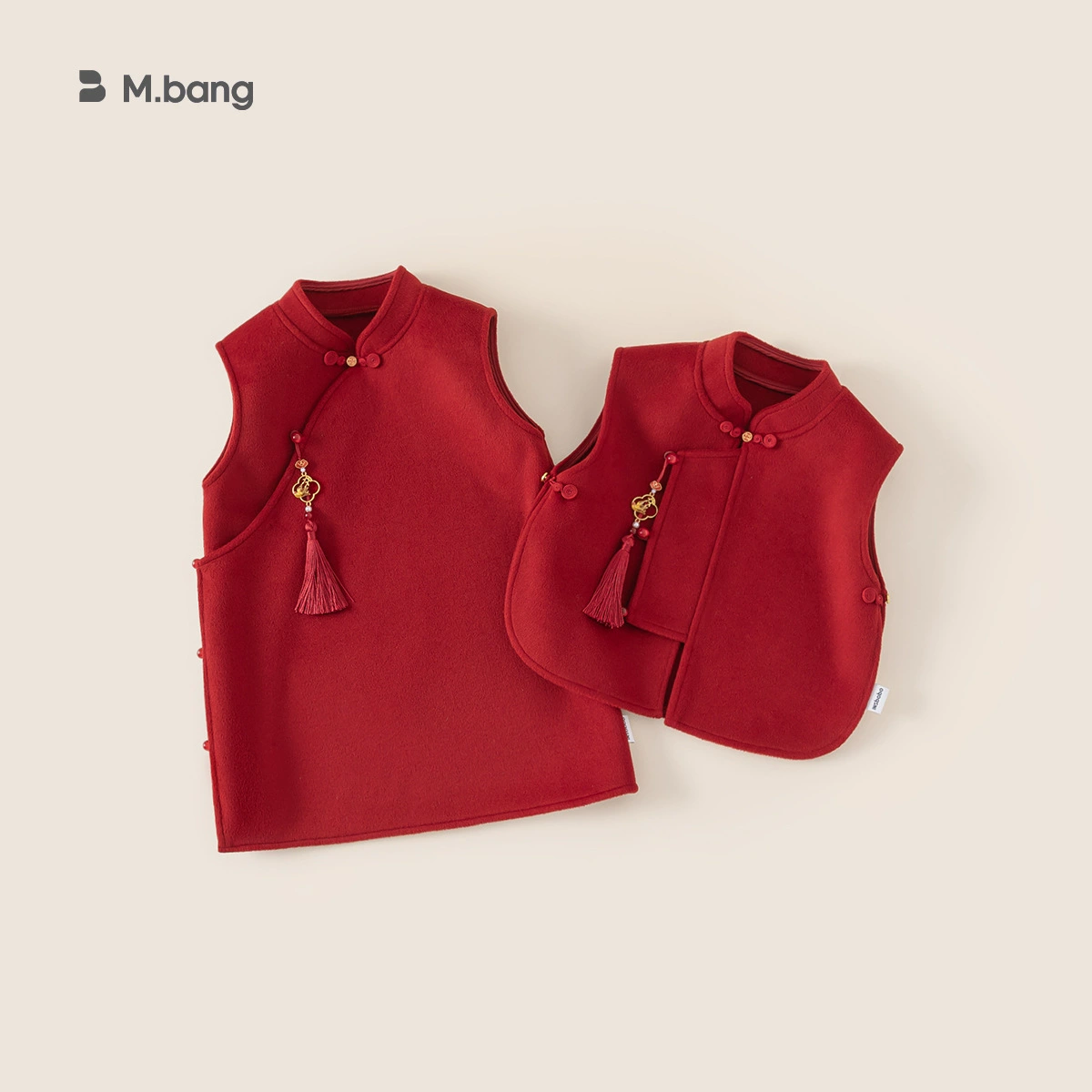 Детская одежда для девочек Cheongsam Новогодняя одежда для детей