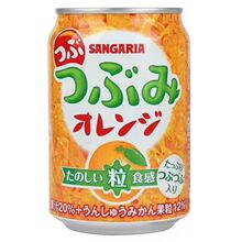 日本 SANGARIA三佳利果肉果粒橙汁罐装275ml*24罐  网红夏季饮品