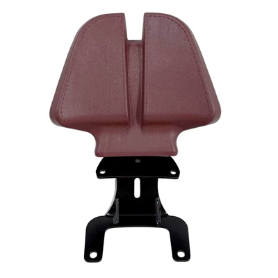 Seat Lumbar Support, Passenger – Motorcycle tail - d-type-haojue-lumi125-red-rear-backrest