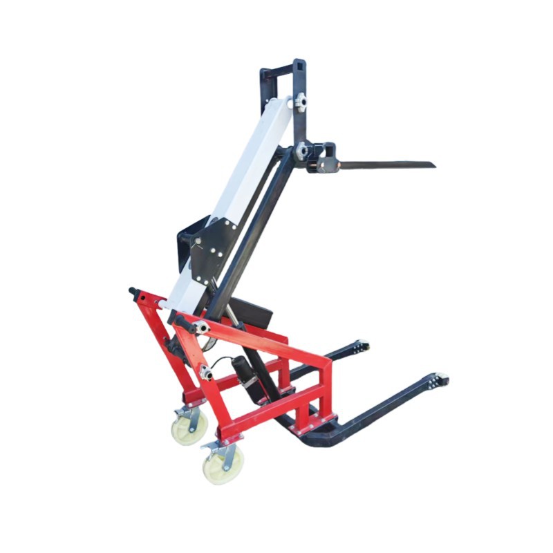 电动液压曲臂叉车小型升降搬便携式运曲臂简易叉车手动搬运车